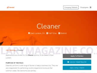 Herotel Cleaner Position