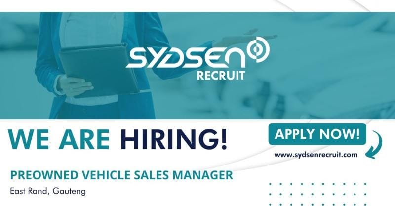 Sydsen Recruit Job Vacancy as Sales Representative