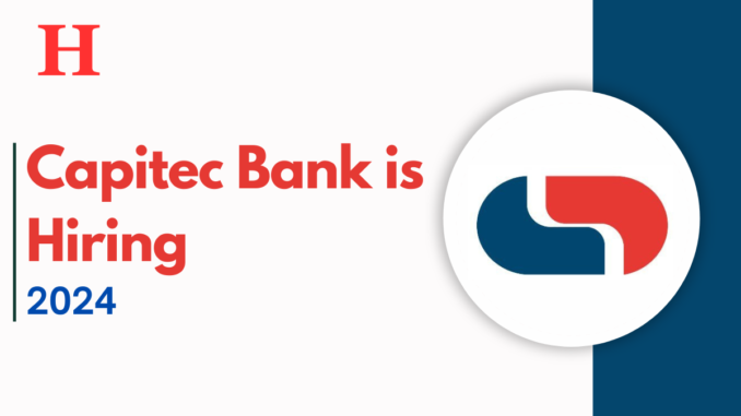 Helpdesk Agent vacancy at Capitec Bank