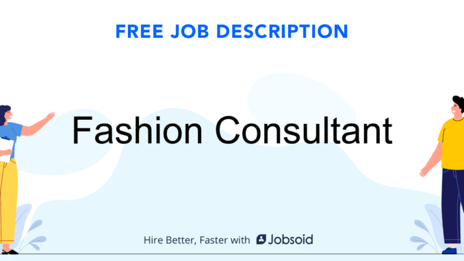Fashion Consultant Fashion Consultant