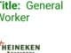 HEINEKEN BEVERAGES SOUTH AFRICA IS HIRING GENERAL WORKERS