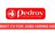 Pedros Hiring Cashiers