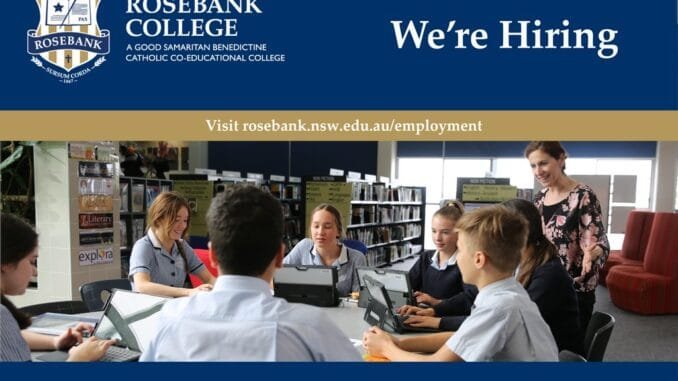 Rosebank College is hiring Teachers -LECTURERS Rosebank College is hiring Teachers -LECTURERS