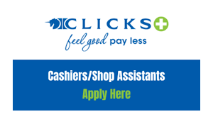 CLICKS GROUPS Shop Assistant / Cashier 