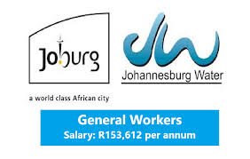 Johannesburg Water is hiring General Workers (Apply with Grade 9)