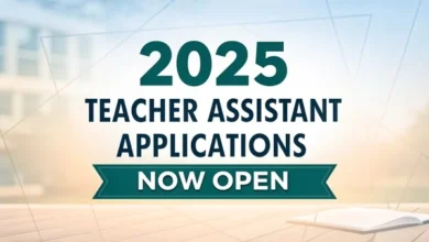 Teacher Assistant Applications 2025