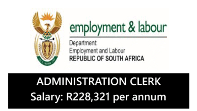 Administration Clerk: Vocational Rehabilitation Contract 2025