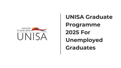 12-month paid internships for unemployed UNISA graduates under 35