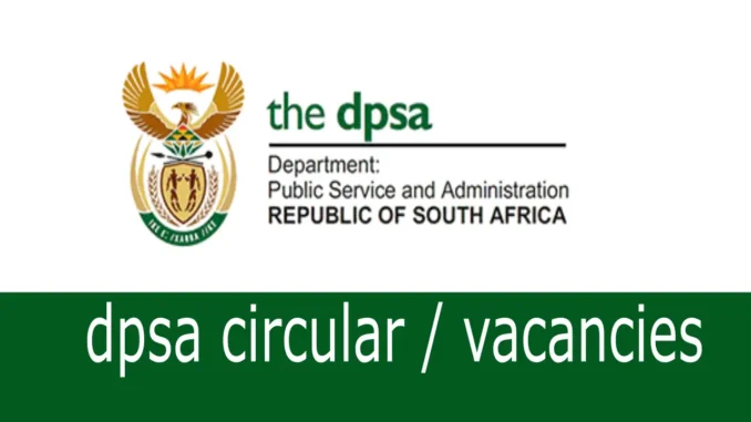 dpsa-1 DPSA Circular 24 of 2025 Vacancies